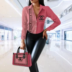 Limited Edition CHANEL Casual Shirt & Handbag For WOMEN – MRS-CCY-SET372