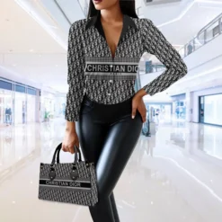 Limited Edition Christian DIOR Casual Shirt & Handbag For WOMEN – MRS-CCY-SET374