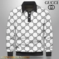 GUCCI Premium Long Sleeve Polo Shirt 2025 LUX-YVWYB-O8D4W5OB