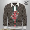 GUCCI Premium Long Sleeve Polo Shirt 2025 LUX-YVWYB-AML9TSF8