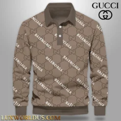 GUCCI Premium Long Sleeve Polo Shirt 2025 LUX-YVWYB-RNG64ICY