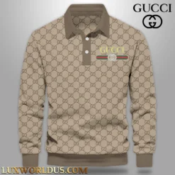 GUCCI Premium Long Sleeve Polo Shirt 2025 LUX-YVWYB-KKFFGC0V