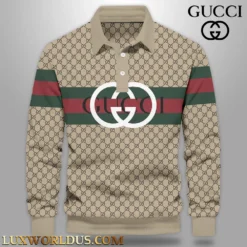 GUCCI Premium Long Sleeve Polo Shirt 2025 LUX-YVWYB-R3MIKCPJ