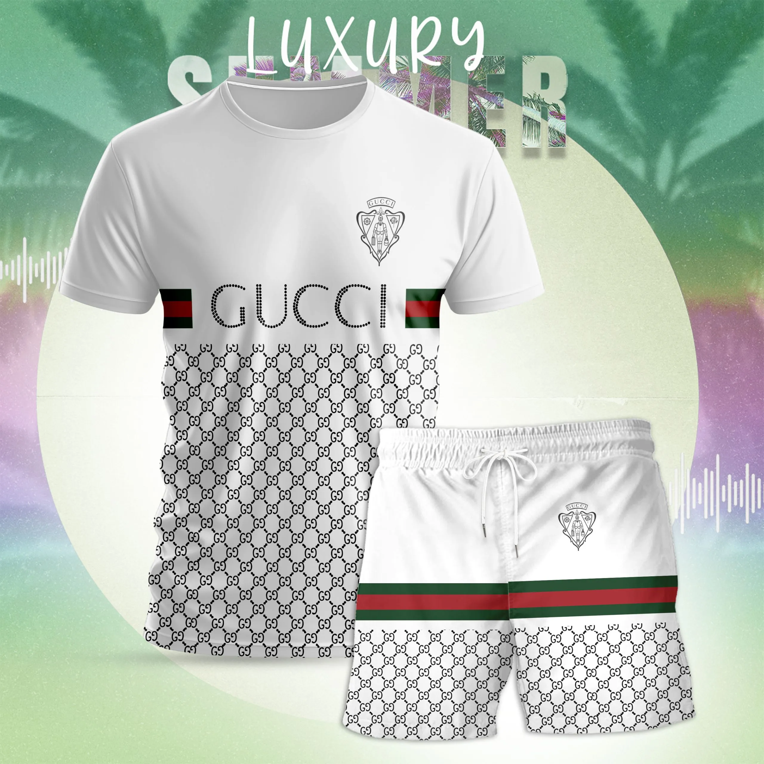 HOT SUMMER 2025 - GUCCI Premium T-Shirt & Short LUX-TX-STK-VS0003BZZVSI6