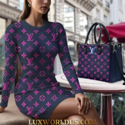 LOUIS VUITTON Sweater Dress Match Luxury Handbag LUX-MLQ+F73-0VVRVPFFT