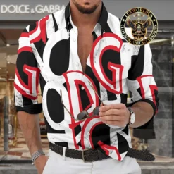 Premium DOLCE & GABBANA Long Sleeve Button Shirt LUX-CCY-LV000V5FNLUSO