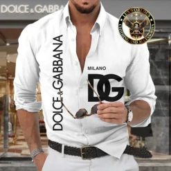 Premium DOLCE & GABBANA Long Sleeve Button Shirt LUX-CCY-LV000MMFAVZV0
