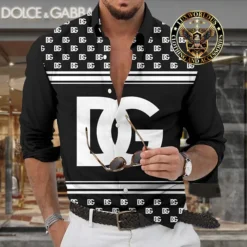 Premium DOLCE & GABBANA Long Sleeve Button Shirt LUX-CCY-LV000R9VWVSXR