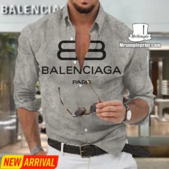 [NEW] Premium BALENCIAGA Long Sleeve Button Shirt MRS- CCY-00000MMZNQFM