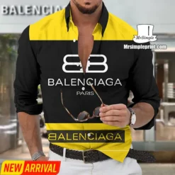 [NEW] Premium BALENCIAGA Long Sleeve Button Shirt MRS- CCY-0000CAWBPLQH