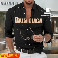 [NEW] Premium BALENCIAGA Long Sleeve Button Shirt MRS- CCY-0000I9KTXQTH