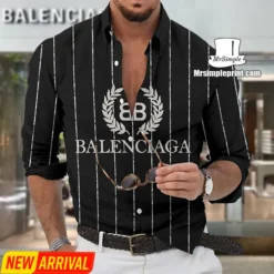 [NEW] Premium BALENCIAGA Long Sleeve Button Shirt MRS- CCY-0000WEPAMFKY