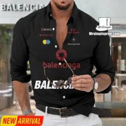 [NEW] Premium BALENCIAGA Long Sleeve Button Shirt MRS- CCY-0000XZ660Q4X
