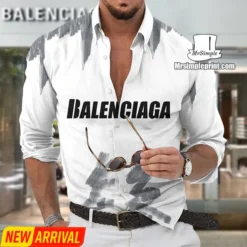 [NEW] Premium BALENCIAGA Long Sleeve Button Shirt MRS- CCY-0000N128EPO0