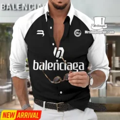 [NEW] Premium BALENCIAGA Long Sleeve Button Shirt MRS- CCY-0000XJI2UDIC