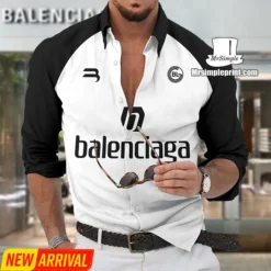 [NEW] Premium BALENCIAGA Long Sleeve Button Shirt MRS- CCY-0000ZVUYXDFH