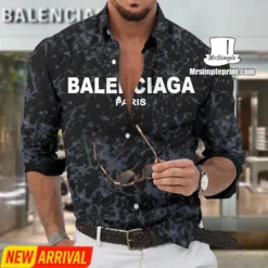 [NEW] Premium BALENCIAGA Long Sleeve Button Shirt MRS- CCY-0000DZI2J9YG