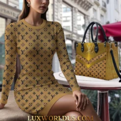 LOUIS VUITTON Sweater Dress Match Luxury Handbag LUX-MLQ+F73-0XWGKUECK