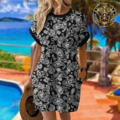 [LIMITED] GUCCI Premium Short Sleeve Pocket Dress 💖 Summer 2024  LUX-ZO-000PNS5N0AN