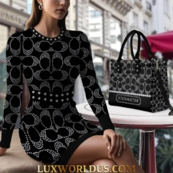 COACH Premium Sweater Dress Match Luxury Handbag 2025 LUX-MLQ+F73-0WL8S437B