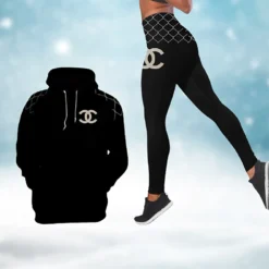 CHANEL Premium New HOTTEST Hoodie & Leggings Set For WOMEN 2025 MRS-AF+DDK-13112306