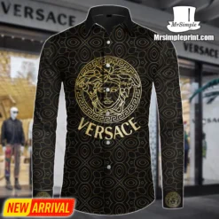 VERSACE Premium Long Sleeve Button Shirt For Men MRS-CCY-231107