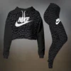 NIKE Premium Cropped Hoodie Leggings Set  LUX-CRF+DDK-NCJYG81K