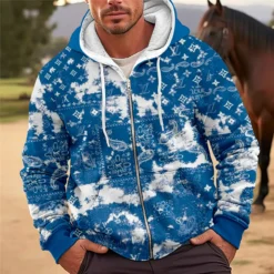 LOUIS VUITTON Premium ZIP Hoodie Hot Trend 2025 LUX-AF-00MAYHCCQS