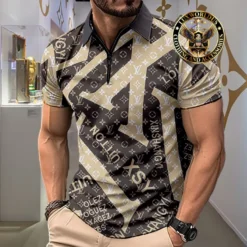 [NEW] Premium LOUIS VUITTON Luxury ZIP Polo Shirt 2024 LUX-ZPO-000SITFKEAV