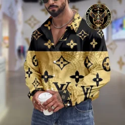 Premium LOUIS VUITTON Long Sleeve Button Shirt 2024 LUX-CCY-0000M2SXQ1SB