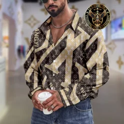 Premium LOUIS VUITTON Long Sleeve Button Shirt 2024 LUX-CCY-0000878ZCFQP
