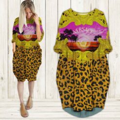 Gianni versace batwing pocket dress luxury brand clothing clothes outfit for women hot 2024-UPT-ZO-PM1581629