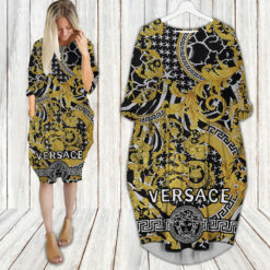 Gianni versace batwing pocket dress luxury brand clothes outfit for women hot 2024-UPT-ZO-PM0017121