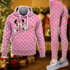 Louis Vuitton NEW HOTTEST Hoodie & Leggings Set For WOMEN 2025 MRS-AF+DDK-HOT00020