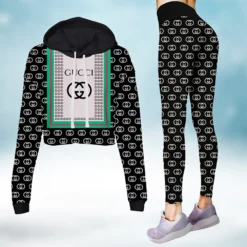 GUCCI Premium Croptop Hoodie and Leggings Set MRS-CRF+DDK-13112304