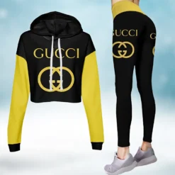 GUCCI Premium Croptop Hoodie and Leggings Set MRS-CRF+DDK-13112305