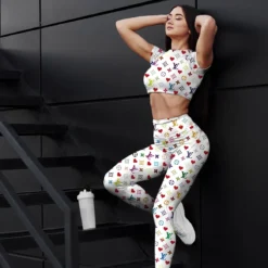 [NEW] Premium LOUIS VUITTON Croptop Leggings Set 2024 MRS-CROP+DDK-LV319413