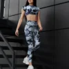 [NEW] Premium LOUIS VUITTON Croptop Leggings Set 2024 MRS-CROP+DDK-LV319432