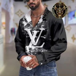 Premium LOUIS VUITTON Long Sleeve Button Shirt 2024 LUX-CCY-0000385WYCHD