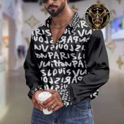 Premium LOUIS VUITTON Long Sleeve Button Shirt 2024 LUX-CCY-0000E0YIGZA4