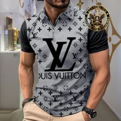 [NEW] Premium LOUIS VUITTON Luxury ZIP Polo Shirt 2024 LUX-ZPO-000JOUOYB6J