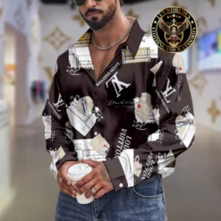 Premium LOUIS VUITTON Long Sleeve Button Shirt 2024 LUX-CCY-0000IUKQWSBB