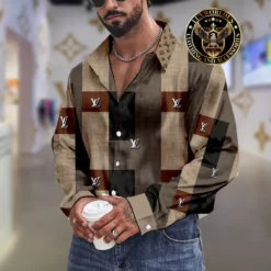 Premium LOUIS VUITTON Long Sleeve Button Shirt 2024 LUX-CCY-0000LH3PER9W