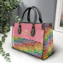 COACH Premium Leather Handbag 2024 LUX-F76-000LHJ0HUSN