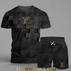 Summer  - LOUIS VUITTON T-Shirt & Short Limited Edition LUX-TX+STK-0KNQFUGKB
