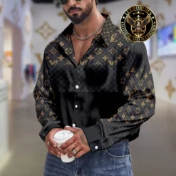 Premium LOUIS VUITTON Long Sleeve Button Shirt 2024 LUX-CCY-0000JPEGPZ9J