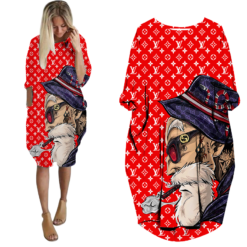 Limited Edition Master Roshi Louis Vuitton Supreme Gucci Dragon Ball Z Pocket Dress SHO - ZOW - ACS0009