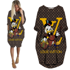 Limited Edition Scrooge Mcduck Louis Vuitton Donald Duck Universe Pocket Dress SHO - ZOW - ACS0002