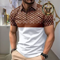 [NEW] Premium LOUIS VUITTON Luxury ZIP Polo Shirt 2024 LUX-ZPO-000DTVTZVN2