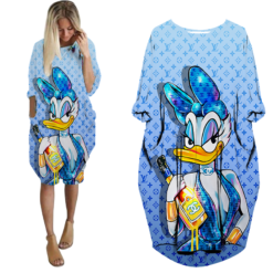 Limited Edition Daisy Duck Chanel Louis Vuitton Donald Duck Universe Pocket Dress SHO - ZOW - ACS0003